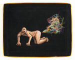 Amazing Fart, 23 x 27 cm, hand embroidery / thread painting, 2024